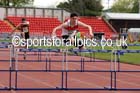 Mens under-20s hurdles, North Eastern Champs, Gateshead Stadium. Photo: David T. Hewitson/Sports for All Pics